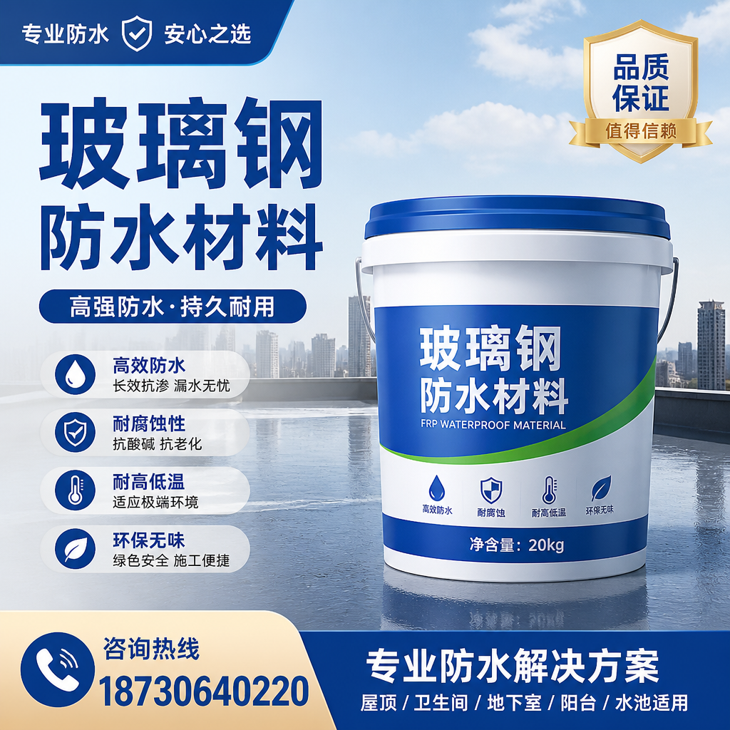 了解玻璃钢防水材料的市场趋势，哈尔滨 企业不可不知